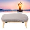 Wooden Meditation Bench Ergonomic Detachable Meditation Kneeling Stool Soft Cushion for   with Carry Bag