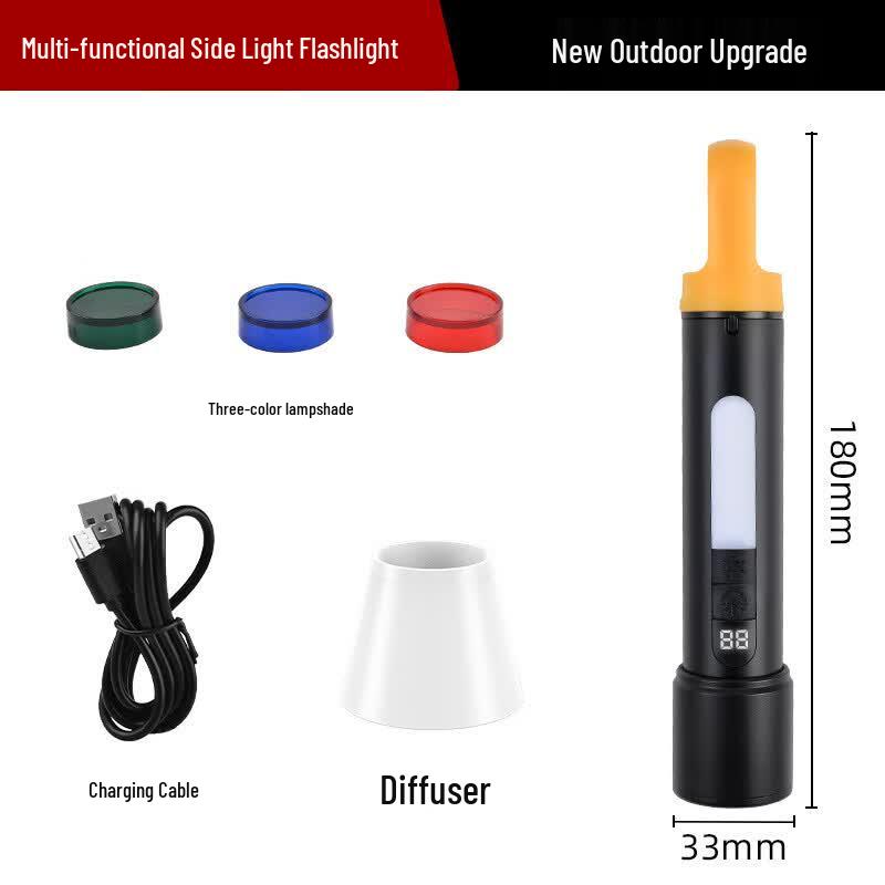 Lishi A87 Upgraded Digital Display LED Outdoor Flashlight