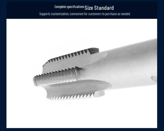 Extended Fine Thread Bushing Tap for Inch US Thread Repair