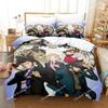 Lupin 3D Print Anime Duvet Cover Set Single Double Queen King Size Bedding Set for Boys Duvet Cover Bed Set Quilt Cove