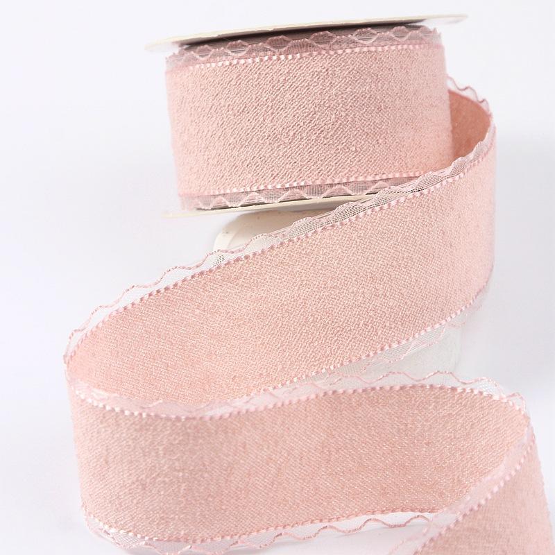 Polyester Spitze Band Japanischer Koreanischer Stil DIY Schleife Kinder Haarspange Geschenkbox Verpackung Krawatte Kleidung Zubehör