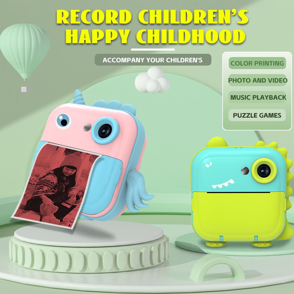 Q5 Kids Cartoon Digital Camera HD Instant Photo for Boys & Girls