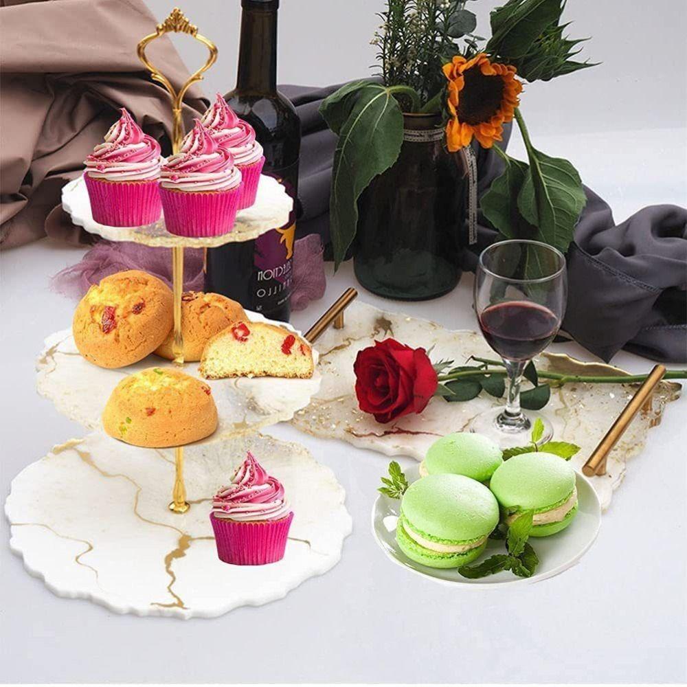 Zinc Alloy Cupcake Display Holder 2 Tiers 3 Tier Multi Level Cake Stand  Cake Stand Assembly