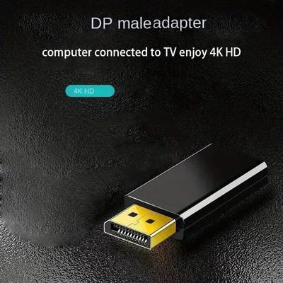 DP Male To HD Female Converter 4K Display Port Adapter Video Audio HD Television Cable for PC Laptop Projector