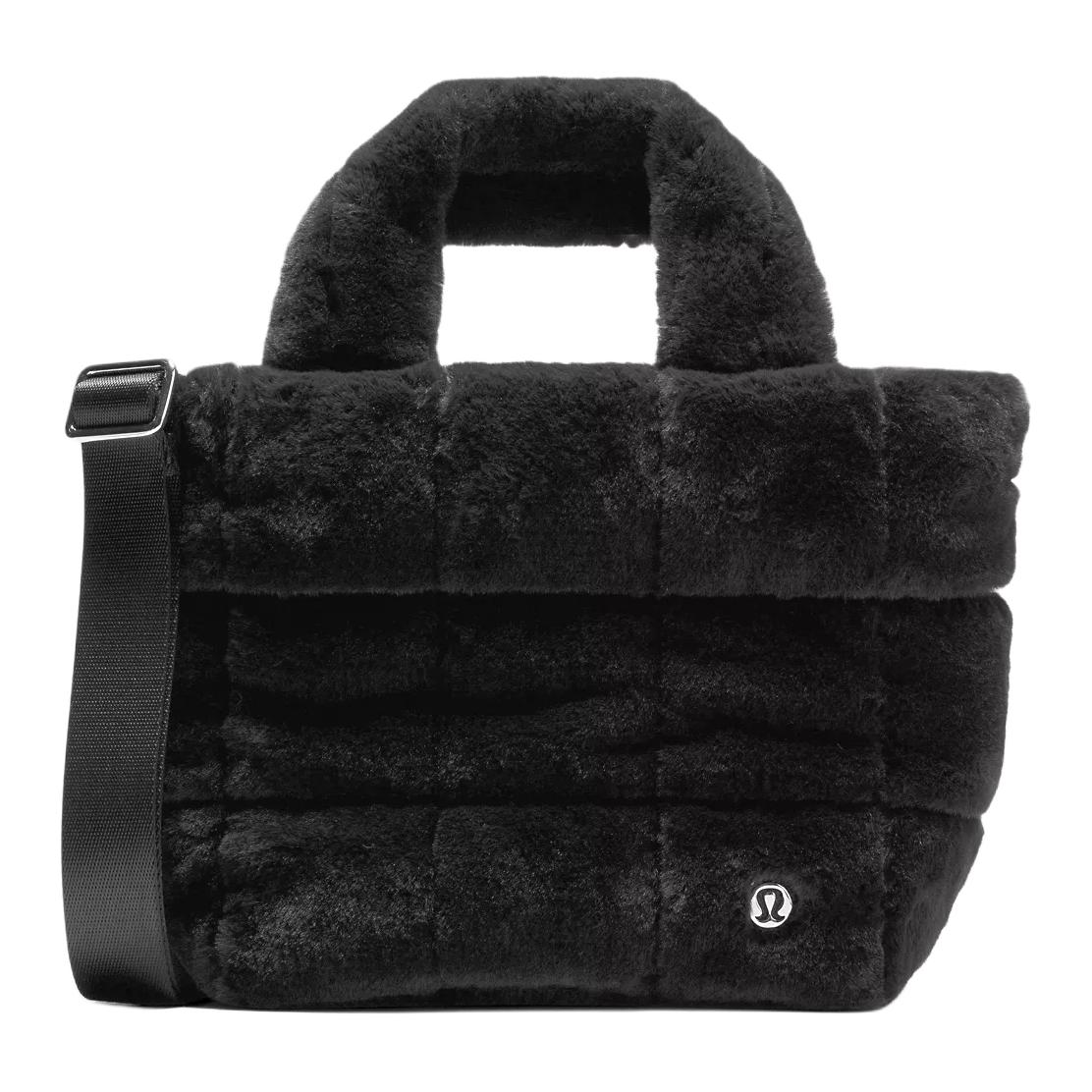 Lululemon Quilted Grid 5L Casual Recycled Polyester Shoulder Crossbody Mini Bag Women bags Black LW9FG5S-0001 Black,Mini