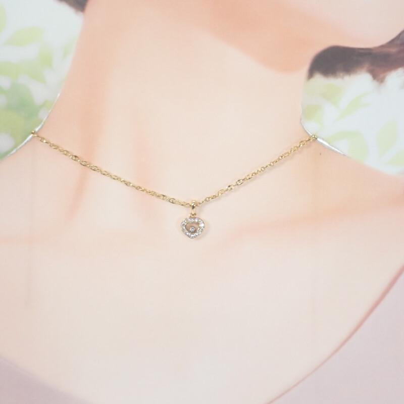 Chopard  79-1084-20 Necklace K18 yellow gold/diamond Women