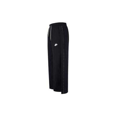 Sportbekleidung Locker Gestrickt Weites Bein Freizeithose Damen Unterteile Schwarz CZ8358-010