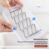 3 Grids Stainless Steel Soap Rack Student Dormitory Soap Moisture-Proof And Waterproof Sink Storage Rack Household