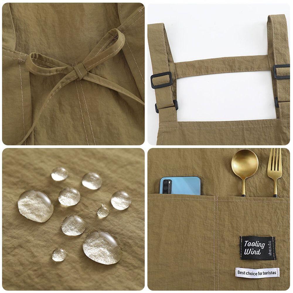 Adjustable Kitchen Apron Cartoon Cooking Smock Cute Catering Work Clothes for Home Kitchen