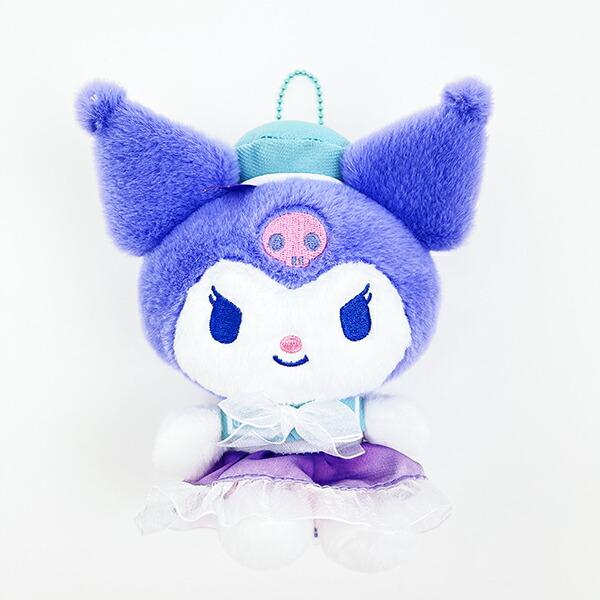 Sanrio Kuromi Plush Mascot Keychain Sherbet Marine Series Sanrio