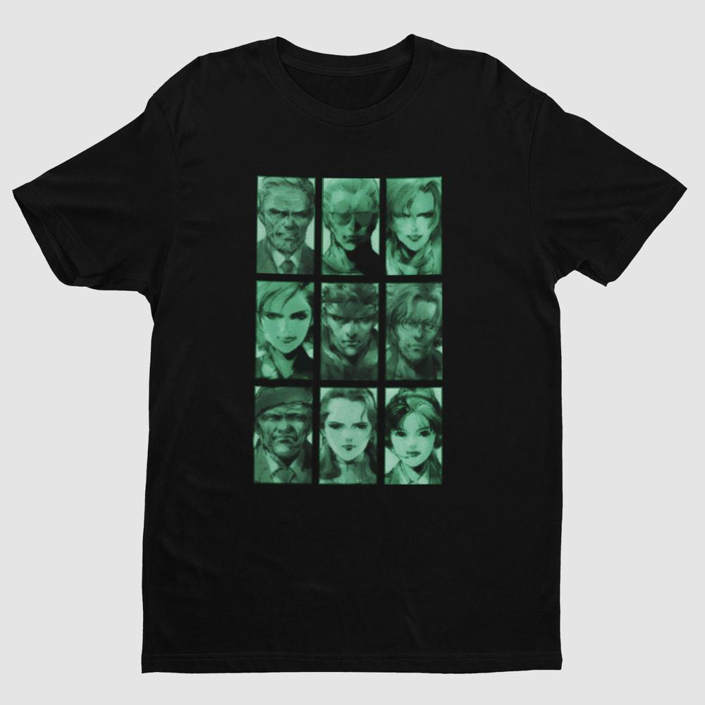 Metal Gear Solid Codec Portraits Premium Unisex T-Shirt Exklusives Design