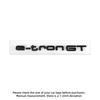 New 3D ABS e-tron GT 40e-tron 45e-tron 50e-tron Logo Car Sticker Rear Mark Tail Label Side Body Emblem Decoration Decal for AUDI