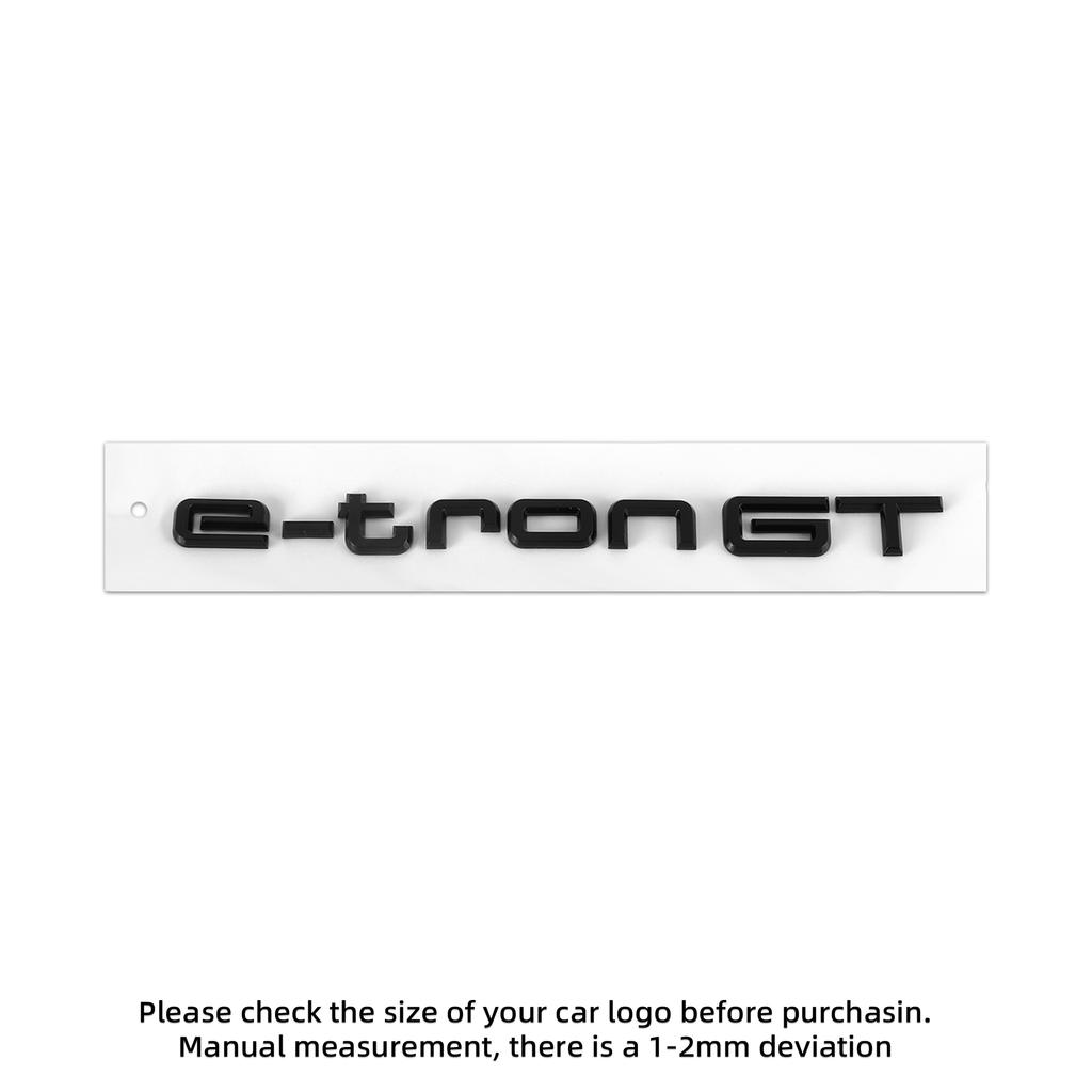 New 3D ABS e-tron GT 40e-tron 45e-tron 50e-tron Logo Car Sticker Rear Mark Tail Label Side Body Emblem Decoration Decal for AUDI