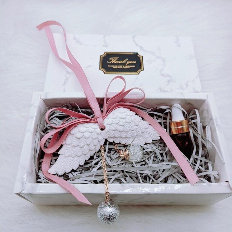 Car Perfume Accessories, Aromatherapy Pendants, Angel Wings Pendants, Water Chime Bells, Flower Shop Aroma Diffuser Stones, Souvenirs