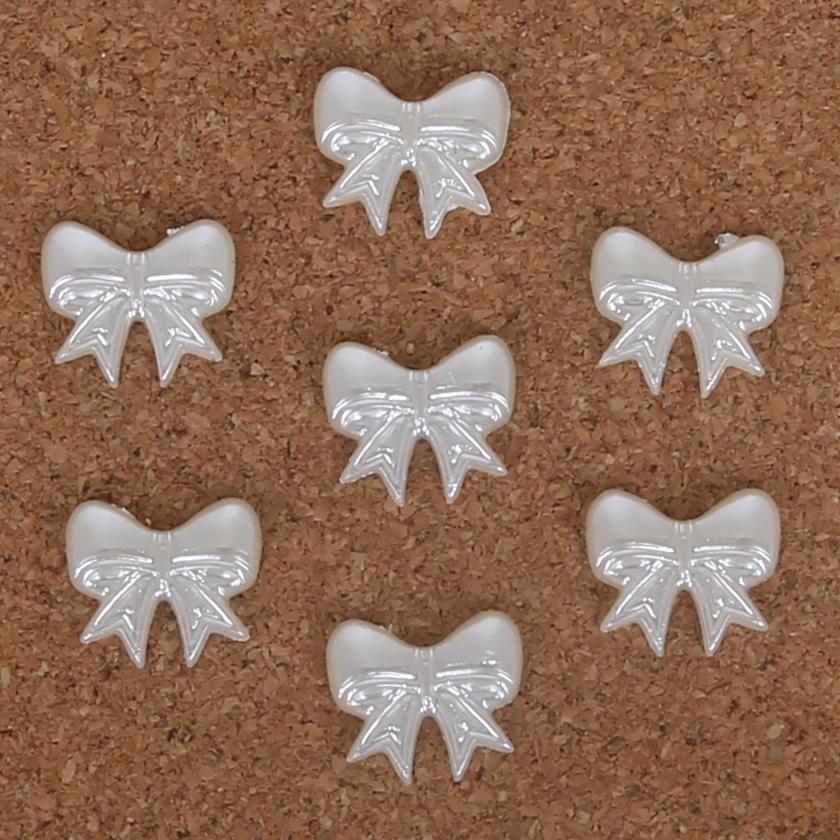 20-200Pcs Ivory Flatback Half Round Pearl Craft ABS Resin Imitation Pearl Resin Scrapbook Beads For DIY Decoration Handmade Craft Accessories