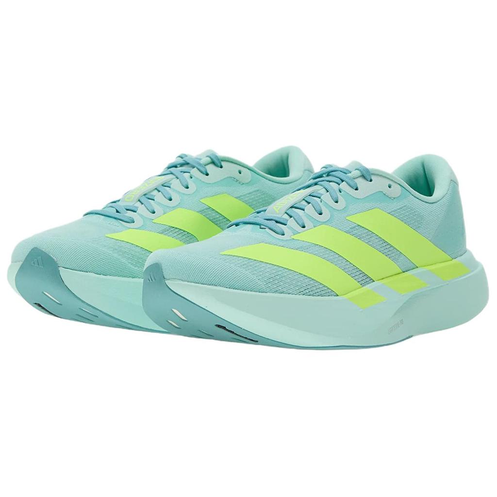 Adidas Adizero Evo SL Semi Flash Aqua Lucid Lemon Women Sneakers Teal Mint-Ton JS4452