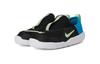 Nike Lil' Swoosh Leather, Textile Low Top Sports Casual Shoes Black Blue Green Infant And Toddler AQ3113-006