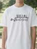 Social Distance Formula Funny Men T Shirt Tops summer Unisex round neck short sleeved Tshirt Clothing Math Jokes Tee Shirts