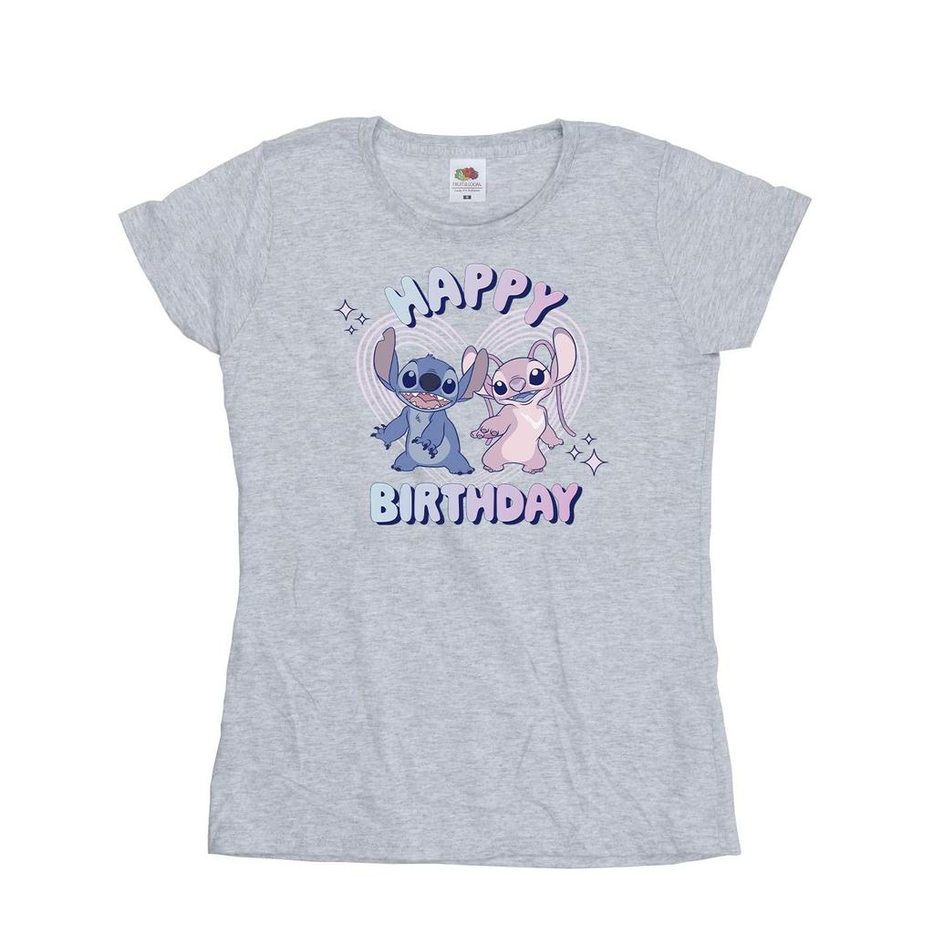 Lilo & Stitch Womens/Ladies Happy Birthday T-Shirt