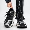 2025 summer sports mesh casual men's shoes platform tide with dad shoes youth outdoor travel shoes