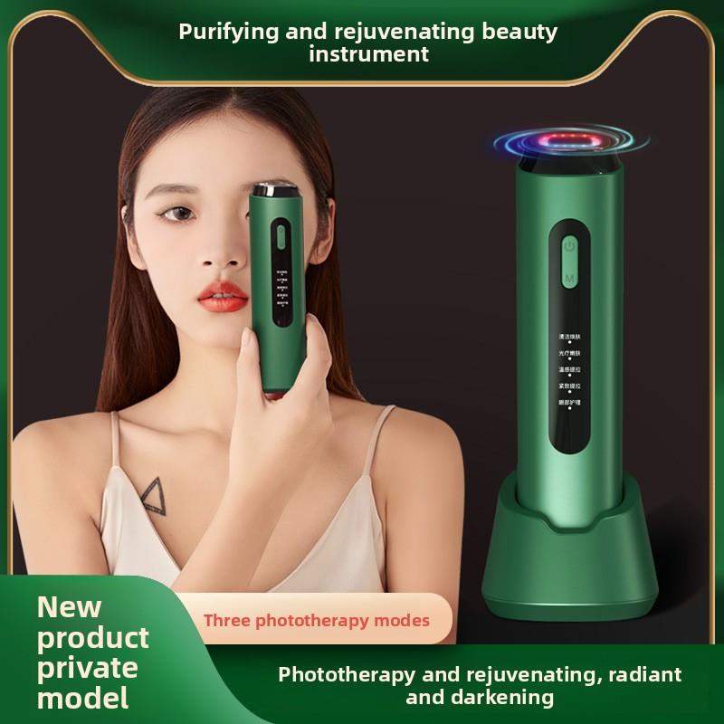 Phototherapy Skin Replenishment and Contraction Pores Multifunctional Household Skin Care Hot Compress Introduction Instrument