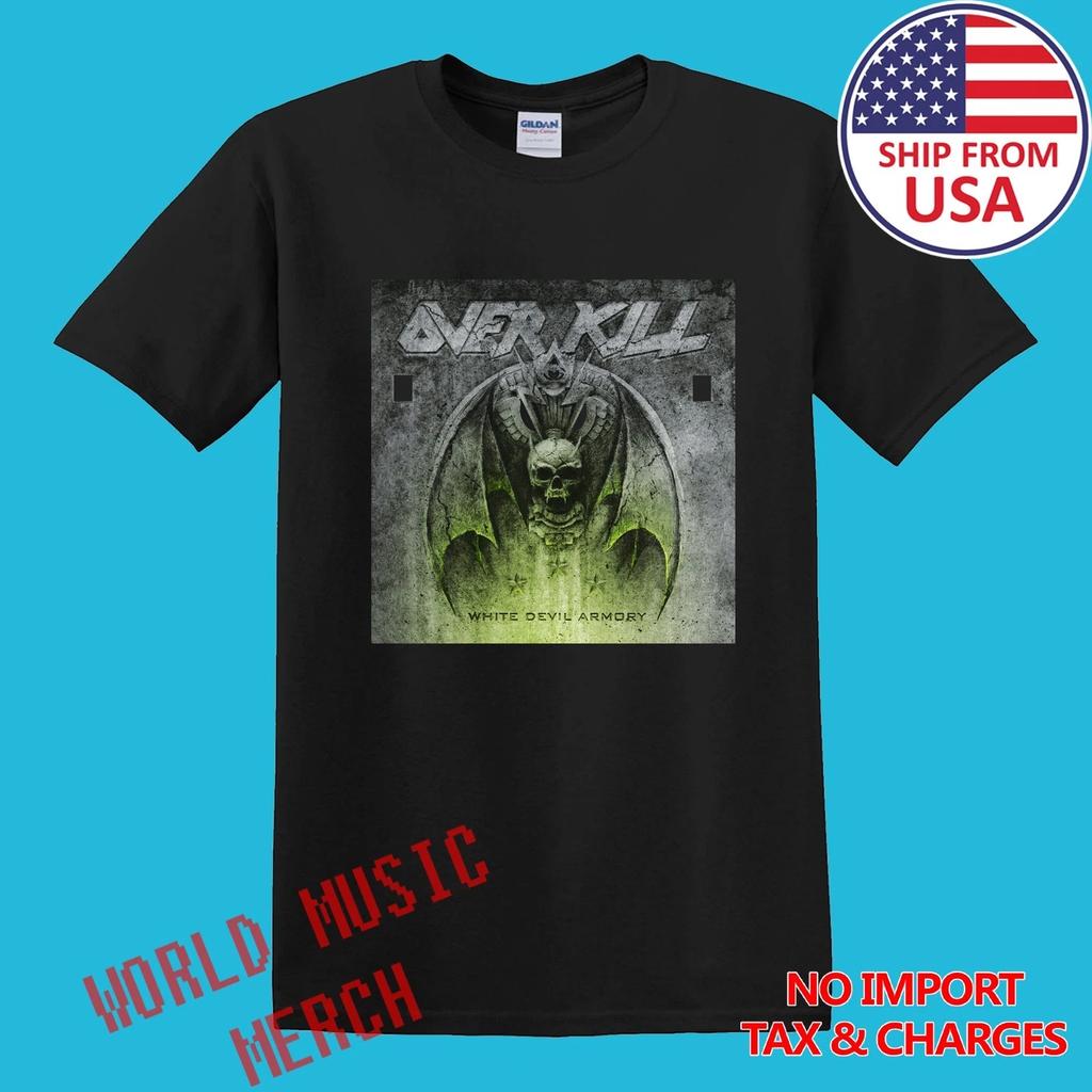 Overkill White Devil Armory Men's Black Size S-5XL