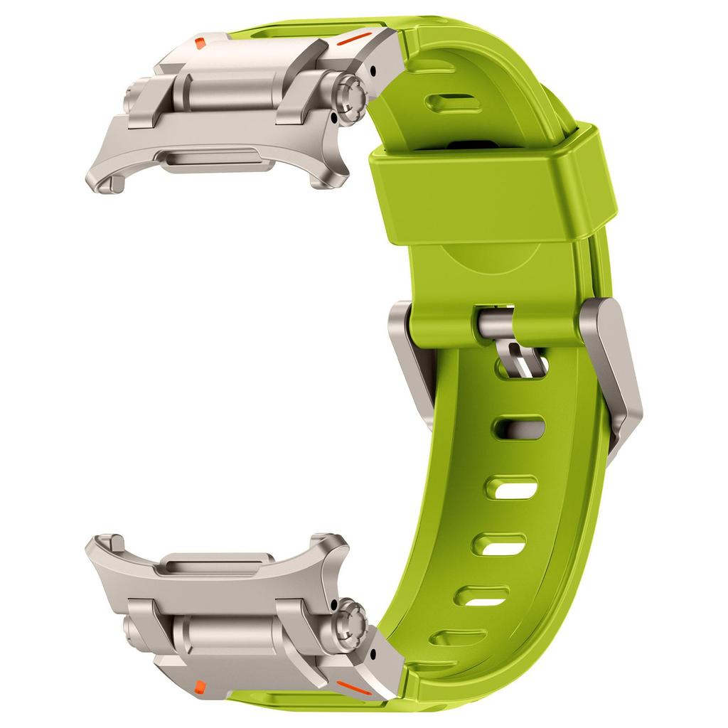 Fluorkautschuk-Armband für Samsung Galaxy Watch Ultra 2026 47mm Sport-Kautschukarmband für Galaxy Watch 7 Ultra 47mm Armband ohne Lücken