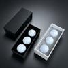 Unique Golf Balls 3 Pack White Black Personalized Logo Golf Souvenir Gift for Men