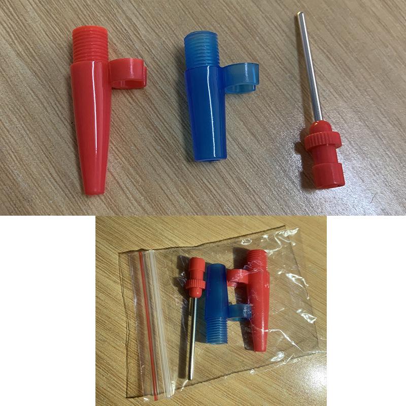 Three-Piece Metal Air Nozzle and Needle Set for Car Air Pumps