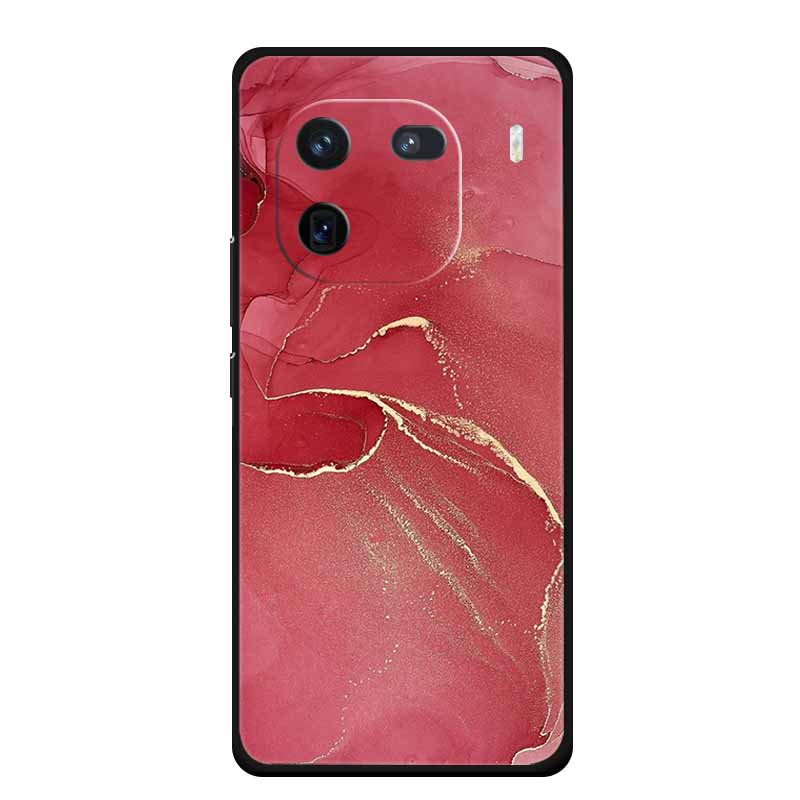 For Vivo iQOO 12 Case Marble Painted Soft Silicone TPU Cover Phone Cases For Vivo iQOO 12 Pro 5G V2307A V2329A Colorful New Etui