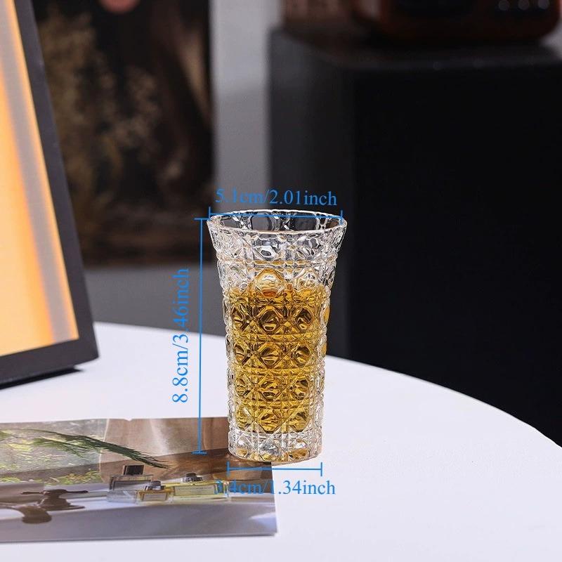 6-teiliges Set Weinglas Tasse Wodka Whisky Schnapsglas Party Spirituosen Tasse Espresso Kaffeetasse Klare Tasse Für Sake Soju Brandy