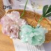 2Pcs Artificial Peony Flower Single Branch Forever Blooming Realistic Home Decoration Wedding Accessory Simulated Flower