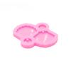 Bright Resin Art diy Earring shell Mould  Resin Silicon Mold keyring  DIY Epoxy Jewellery Making