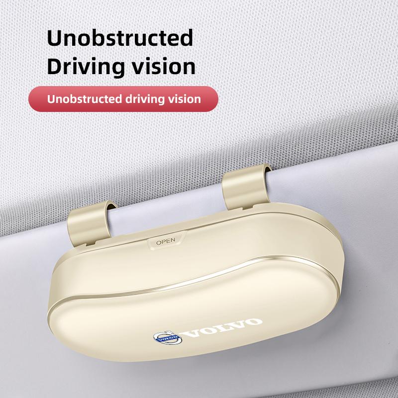 Fashion New Style Car Interior Glasses Box Glasses Case For Volvo XC60 S60 V40 V50 V60 S80 S40 C30 AWD C70 S40 S60 S80 S90