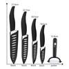 Ceramic Knives Kitchen Knives 3 4 5 6 Inch Chef Knife Cook Set+peeler White Zirconia Blade