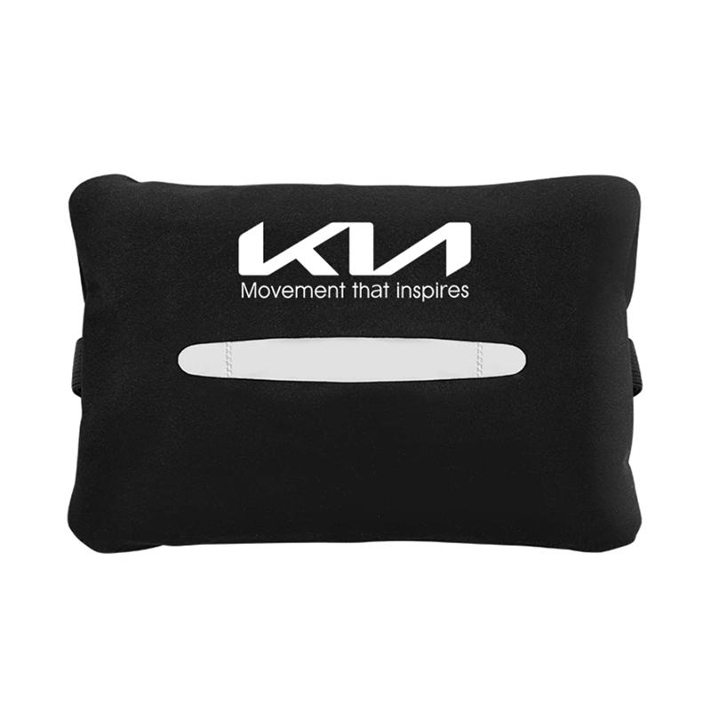 ACZ2 Car Tissue Box Seat Tissue Box Holder Auto Interior Storage Storage Box Decoration For Kia Rio Ceed Sportage Cerato Soul Sorento