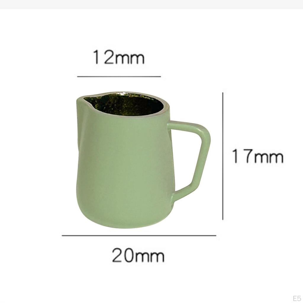 1/6 1/12 Puppenhaus-Miniatur-Dekoration Mini-Kaffeekanne mit Milchaufschäumfunktion Spielzeug