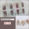 Three-dimensional Waterproof No-bake Gel Nail Polish Film Full Sticker European and American Sexy Nail Film Paper Nail Film Paper