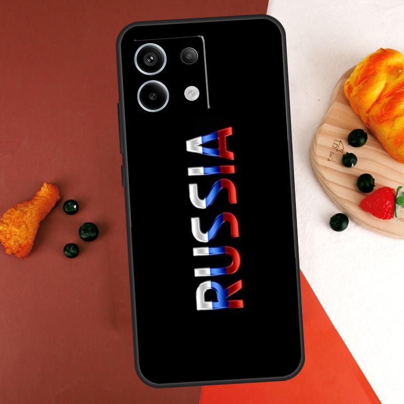 Russian Flag Case For Xiaomi Redmi Note 14 Pro 9 10 11 12 13 Pro 10S 11S 12S Redmi 13C 10C 12C 14C Coque