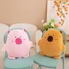 Winter Capybara Hand Warmer Plush Toy: Cute Anti-Freeze Hug Pillow for Students