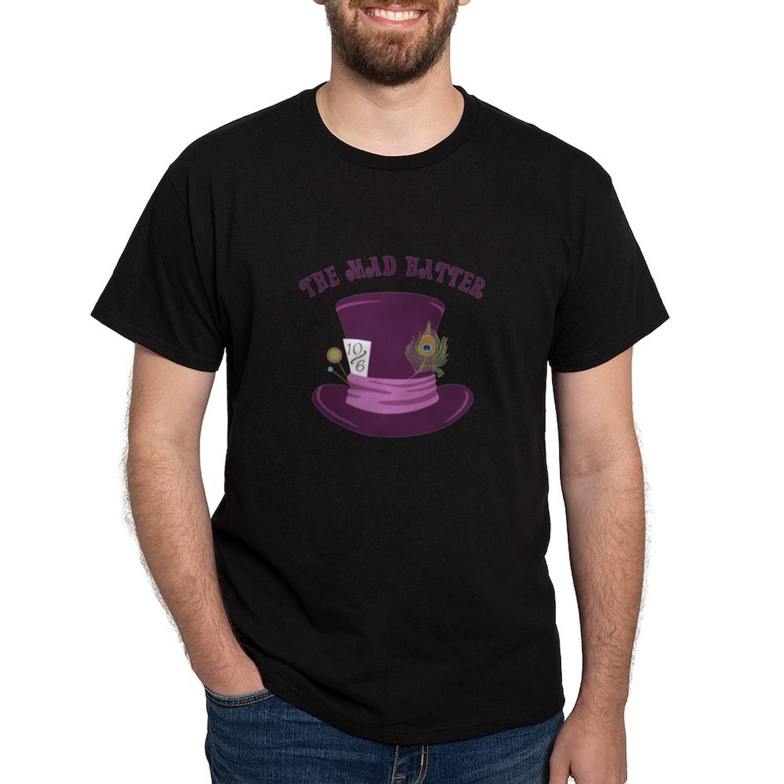 CafePress The Mad Hatter T Shirt 100% Cotton T-Shirt (1410387156) S