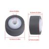 Radio Roller Recorder Belt Pulley For Tape Recorder Pressure Cassette Belt Pulley 12.5mm Diameter