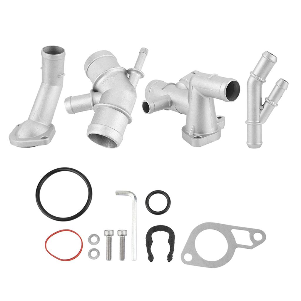 Cast Aluminum Thermostat Housing Water Pipe CNC for MK4 1.8T
