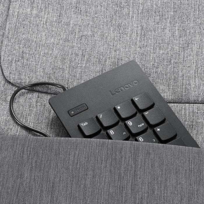 Pavé numérique - LENOVO - Numeric Keypad Gen II - USB - Filaire - Noir