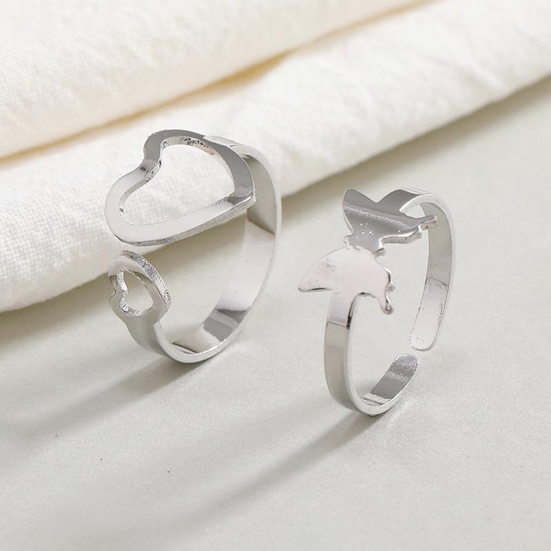 Versatile Women's Fashion Couple Rings: Light Luxury, Colorfast, Unisex Knuckle & Plain Finger Rings