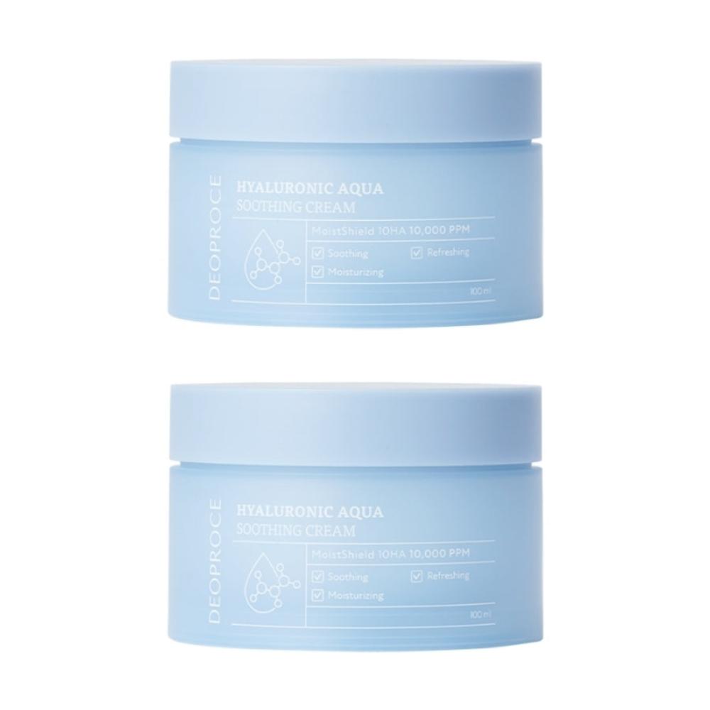 

Deoproce Hyaluronic Aqua успокаивающий крем 100 мл*1шт/2шт/4шт 2Pcs