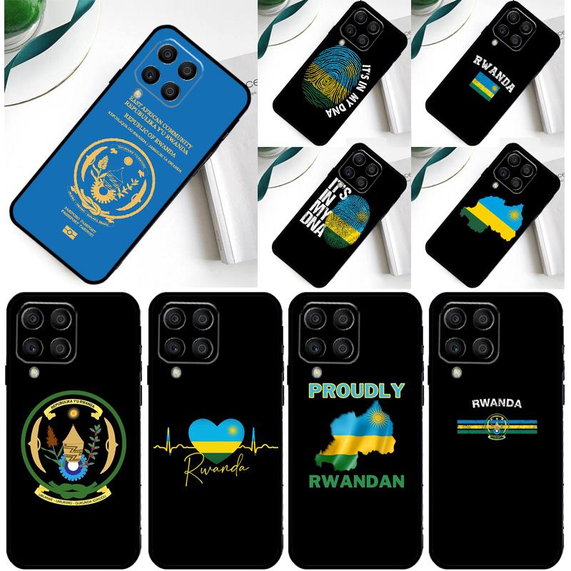 Rwanda Flag Cover For Samsung Galaxy M11 M51 M31 M33 M13 M23 M53 M15 M55 M14 M34 M54 M20 M32 M52 Case
