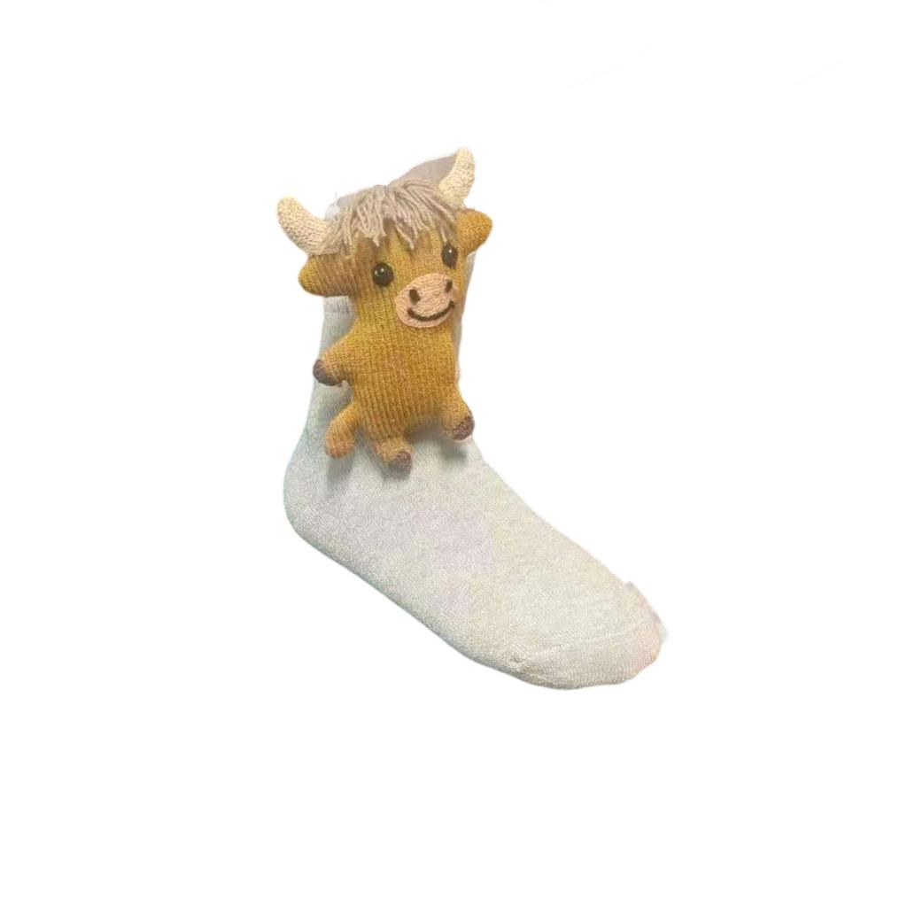 Socks Men's And Women's Long Cotton Socks Christmas Knitted Floor Socks Warm Socks