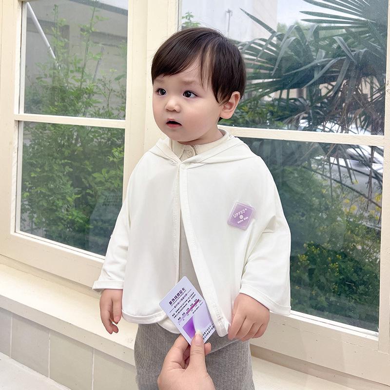 

Дышащая детская накидка для защиты от солнца Ice Silk, UPF 50+, летняя одежда для малышей 120 cm