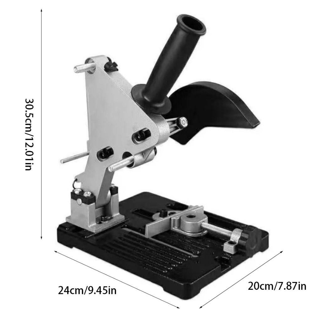2-in-1 Winkelschleifer Fester Halter Hohe Genauigkeit Multifunktionaler Winkelschleiferständer Verstellbare 45-Grad-Klemmen Universell